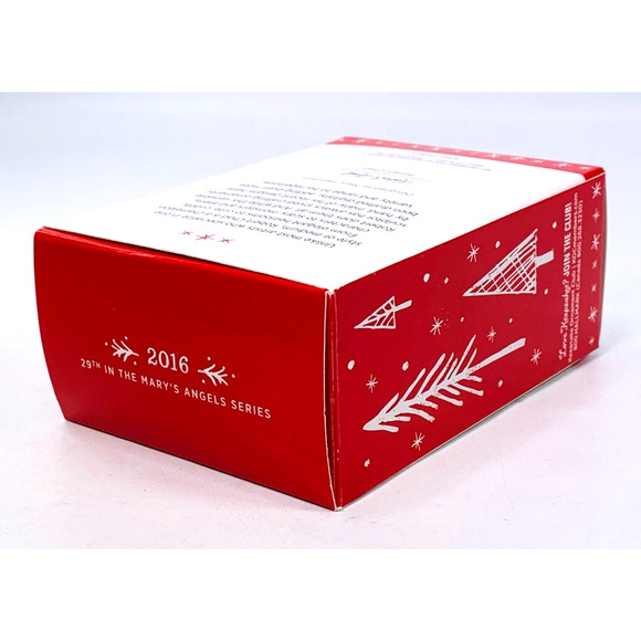 Hallmark Mary's Angels ZINNIA Keepsake Ornament 2016 Series #29 Pink with Doll - Picture 10 of 12